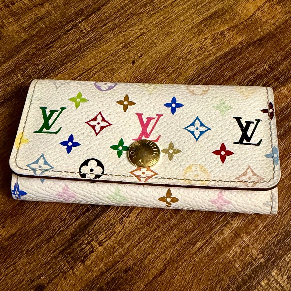 Louis Vuitton Murakami Multicolor 4 ring key holder - Picture 2 of 10